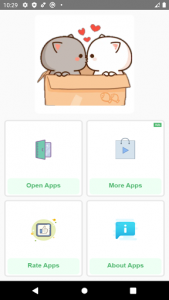 اسکرین شات برنامه Mochi Peach Cat Sticker for WAStickerApps 7