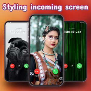 اسکرین شات 3 برنامه Color phone: Photo dialer