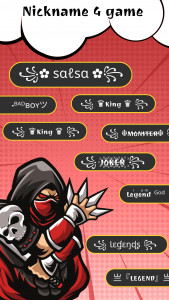 اسکرین شات 1 برنامه Nickfinder: Stylish name