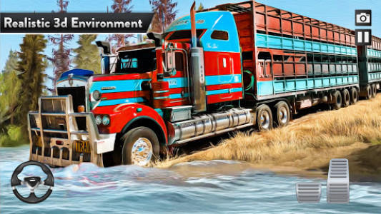 اسکرین شات بازی Cargo Truck Simulator :  Off Road Hill Driving 5