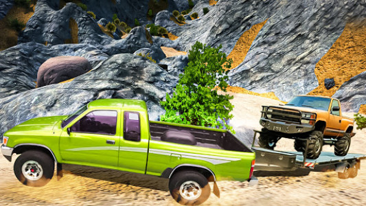 اسکرین شات بازی Off-Road Pickup Truck Hill Driving Simulator 2021 2