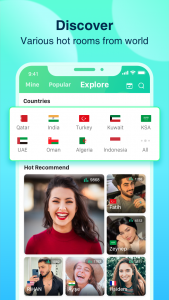 اسکرین شات 2 برنامه Falla-Group Voice Chat Rooms