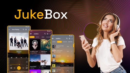 اسکرین شات برنامه Music Player - JukeBox 7