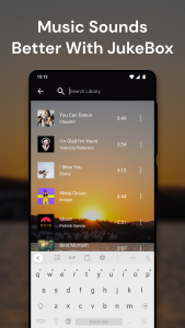 اسکرین شات 6 برنامه Music Player - JukeBox