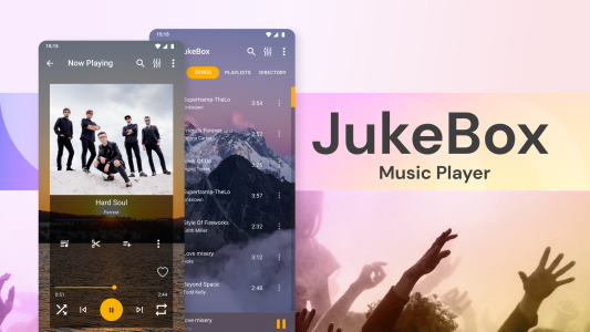 اسکرین شات برنامه Music Player - JukeBox 1