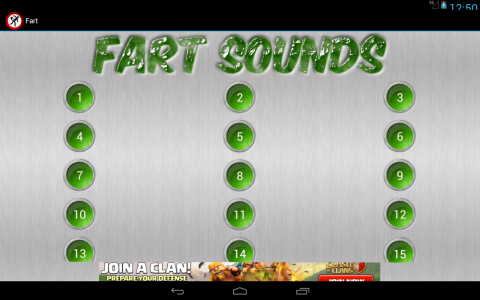 اسکرین شات بازی Fart Sounds - prank and jokes 3