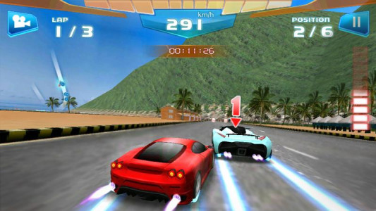 اسکرین شات بازی Fast Racing 3D 2