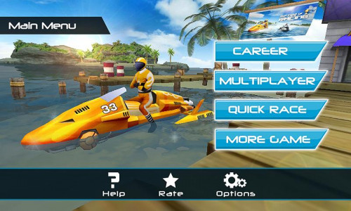 اسکرین شات بازی Powerboat Racing 3D 1