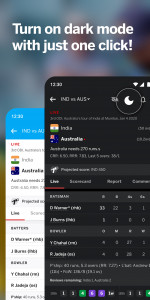 اسکرین شات برنامه ESPNcricinfo - Live Cricket 3