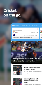 اسکرین شات 1 برنامه ESPNcricinfo - Live Cricket