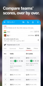 اسکرین شات برنامه ESPNcricinfo - Live Cricket 5