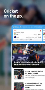 اسکرین شات برنامه ESPNcricinfo - Live Cricket 1