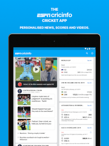 اسکرین شات برنامه ESPNCricinfo - Live Cricket Scores, News & Videos 8