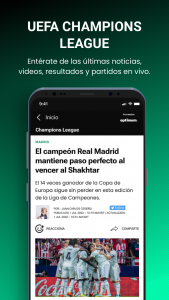 اسکرین شات 4 برنامه TUDN: TU Deportes Network