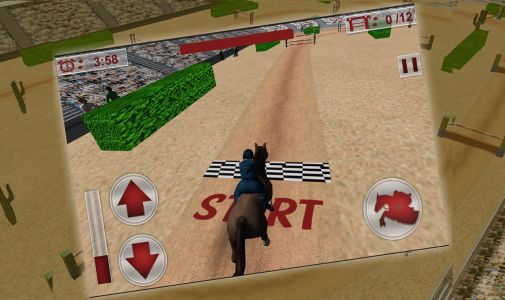 اسکرین شات بازی Jumping Horse Racing Simulator 1