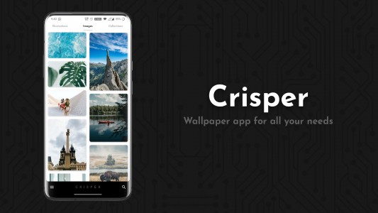 اسکرین شات برنامه Crisper - Wallpapers & More 1