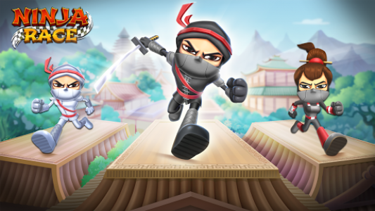 اسکرین شات بازی Ninja Race - Fun Run Multiplayer 1