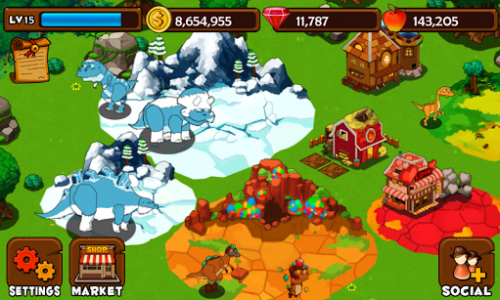 اسکرین شات بازی Dino Island 2