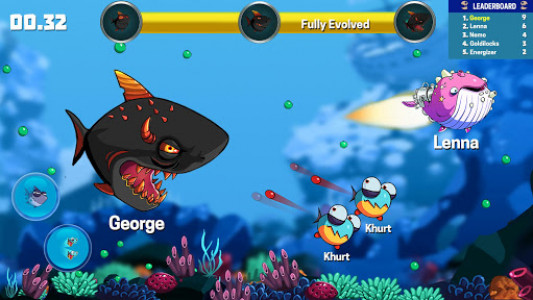اسکرین شات بازی Eatme.io: Hungry fish fun game 2