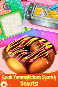 اسکرین شات 3 بازی Glitter Food - Kids Cafe