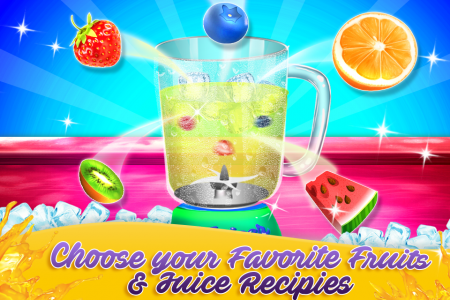 اسکرین شات 4 بازی Summer Drinks - Juice Recipes
