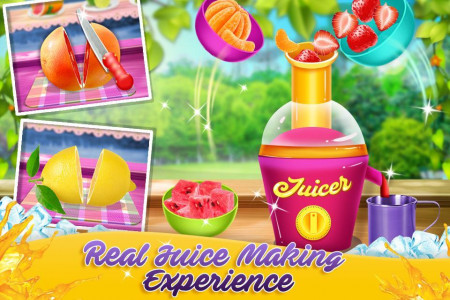 اسکرین شات 1 بازی Summer Drinks - Juice Recipes