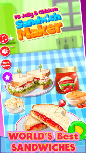 اسکرین شات 1 برنامه Peanut Butter Jelly Sandwich