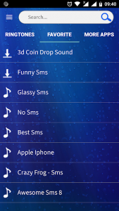 اسکرین شات برنامه SMS Ringtones For Android 3