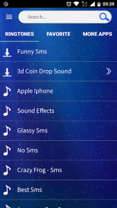 اسکرین شات برنامه SMS Ringtones For Android 1