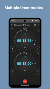 اسکرین شات 7 برنامه Multi Stopwatch & Timer+
