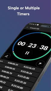 اسکرین شات 8 برنامه MultiTimer: Stopwatch & Timer+