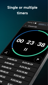 اسکرین شات 8 برنامه MultiTimer: Stopwatch & Timer+