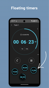 اسکرین شات 4 برنامه Multi Stopwatch & Timer+
