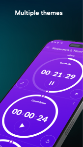اسکرین شات 6 برنامه MultiTimer: Stopwatch & Timer+