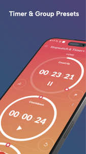اسکرین شات 5 برنامه MultiTimer: Stopwatch & Timer+