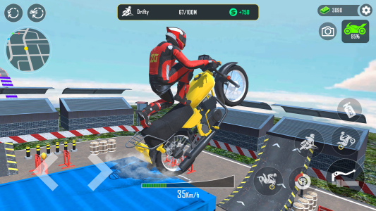 اسکرین شات 5 بازی GT Moto Stunt 3D: Driving Game
