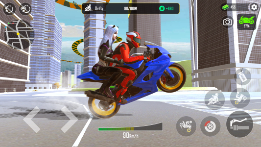 اسکرین شات بازی GT Moto Stunt 3D: Driving Game 2