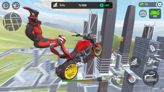 اسکرین شات بازی GT Moto Stunt 3D: Driving Game 1