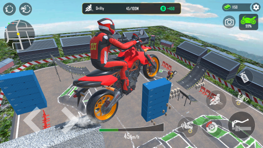 اسکرین شات بازی GT Moto Stunt 3D: Driving Game 7