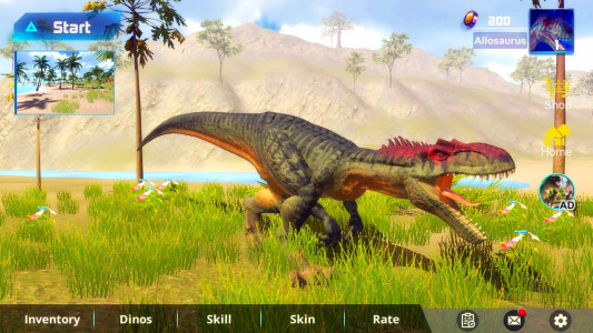 اسکرین شات 1 بازی Dino Simulator: Allosaurus