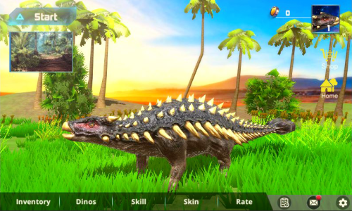 اسکرین شات 1 بازی Ankylosaurus Dino Simulator