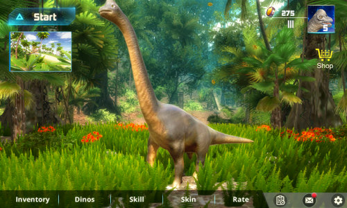 اسکرین شات بازی Brachiosaurus: Jurassic Giant 1