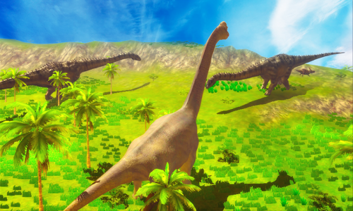 اسکرین شات بازی Brachiosaurus: Jurassic Giant 7