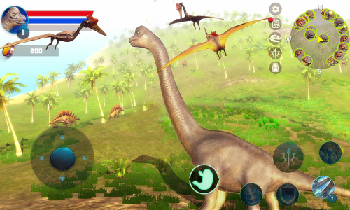 اسکرین شات بازی Brachiosaurus: Jurassic Giant 2