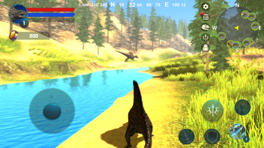 اسکرین شات بازی Dimetrodon Simulator 3