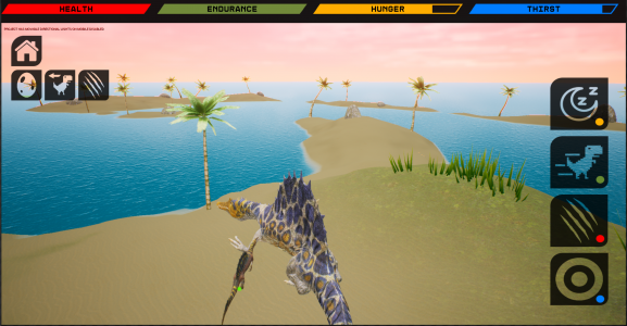 اسکرین شات بازی Spinosaurus games 3d Dinosaur 2