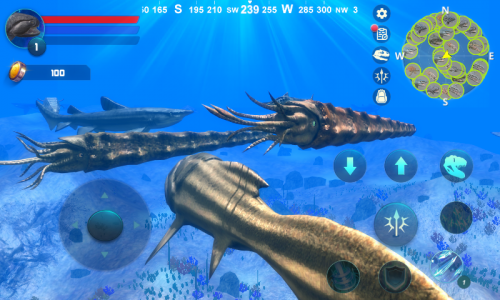 اسکرین شات بازی Dunkleeosteus Simulator 2