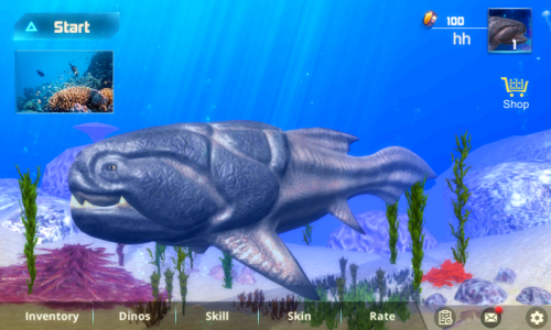اسکرین شات 1 بازی Dunkleeosteus Simulator