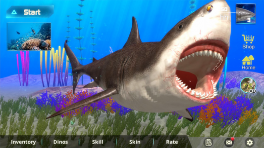 اسکرین شات بازی Megalodon Dino Survival Sim 2