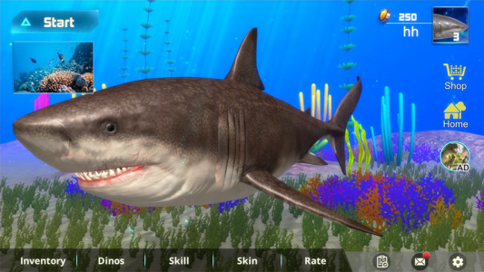 اسکرین شات 1 بازی Megalodon Dino Survival Sim